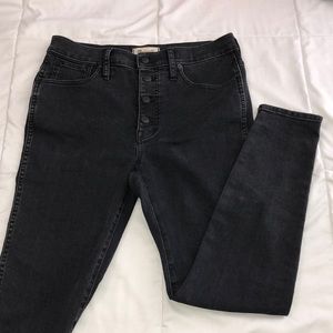 Black High-Rise Skinny Jeans